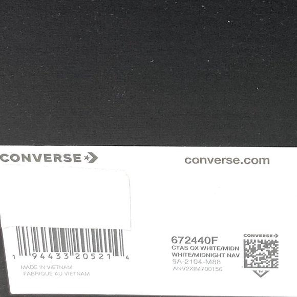 Converse Women's 672440F CTAS OX White Camping Themed Print Low Canvas Sneakers - Picture 9 of 10